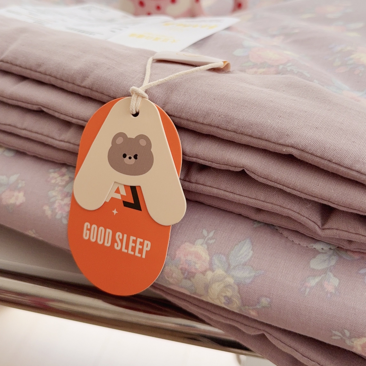 91家纺网 家纺一手货源 找家纺 于果 2025新款全棉双层纱夏被四件套 紫萱