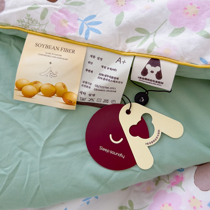 91家纺网 家纺一手货源 找家纺 美派工厂店2025新款水洗邹邹纱夏被 静谧