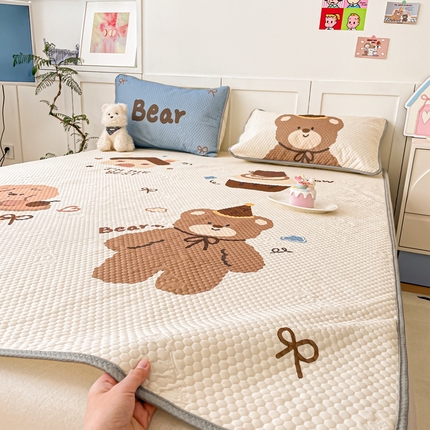 91家纺网 家纺一手货源 找家纺 （总）川悦生活 2025新款大版冰豆豆凉豆豆凉席