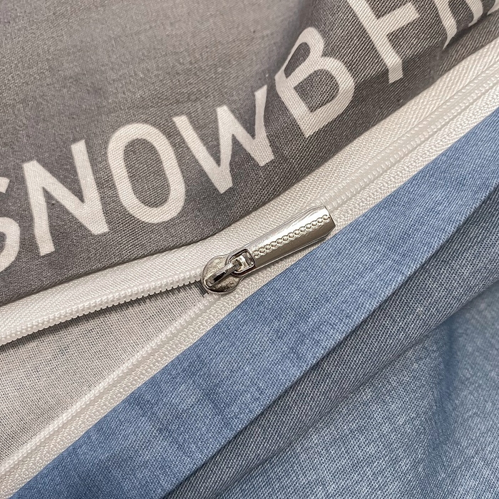 91家纺网 家纺一手货源 找家纺 吉象2025新款全棉印花北欧极简四件套系列 马里奥（风格二）