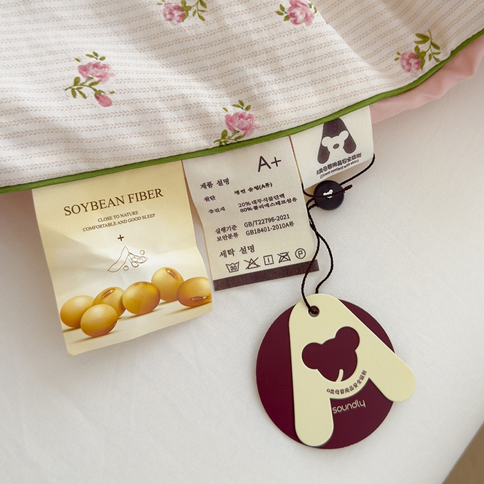 91家纺网 家纺一手货源 找家纺 美派工厂店2025新款水洗邹邹纱夏被 繁花