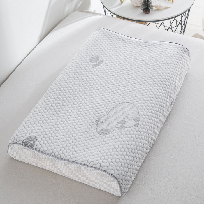 91家纺网 家纺一手货源 找家纺 大黄蜂家居家纺 2025新款卡皮巴拉凉感冰豆豆乳胶单枕套枕套单件 卡皮巴拉灰