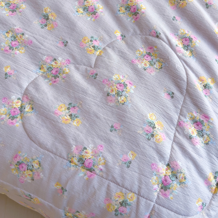 91家纺网 家纺一手货源 找家纺 慕尚 2025新款云感棉花边夏凉被空调被 柔情紫