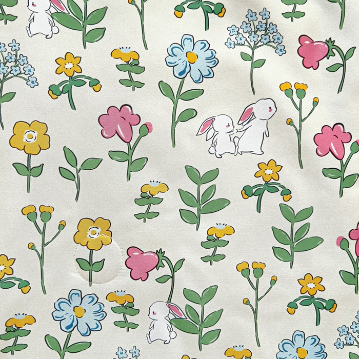 91家纺网 家纺一手货源 找家纺 找底底家纺 2025新款60S水洗天丝夏被夏凉被空调被床裙四件套 田园牧歌