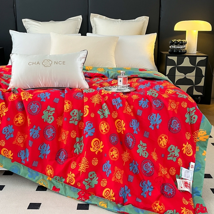 91家纺网 家纺一手货源 找家纺 （总）爱宝2025新款百福100%新疆棉花夏被夏凉被空调被