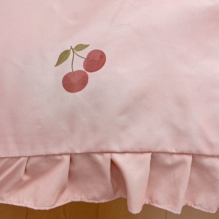 91家纺网 家纺一手货源 找家纺 找底底家纺 2025新款60S水洗天丝夏被夏凉被空调被床裙四件套 小樱桃