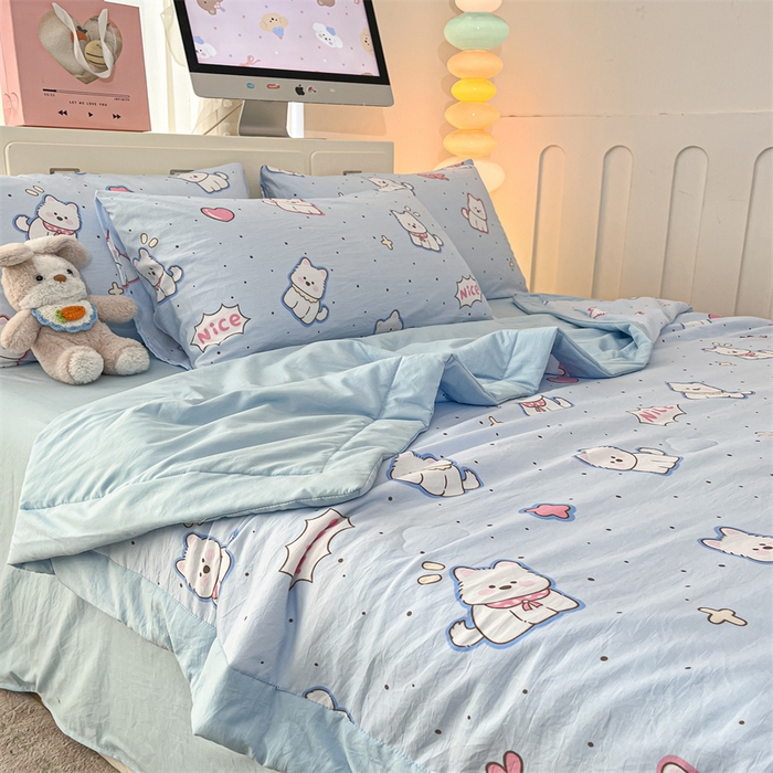 91家纺网 家纺一手货源 找家纺 （总）美梦里 2025新款A类水洗棉棉花夏被 夏凉被空调被