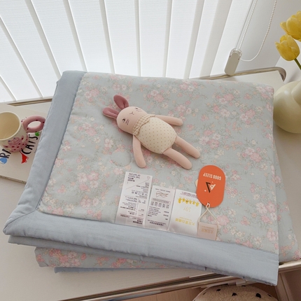 91家纺网 家纺一手货源 找家纺 （总）于果 2025新款全棉双层纱夏被四件套