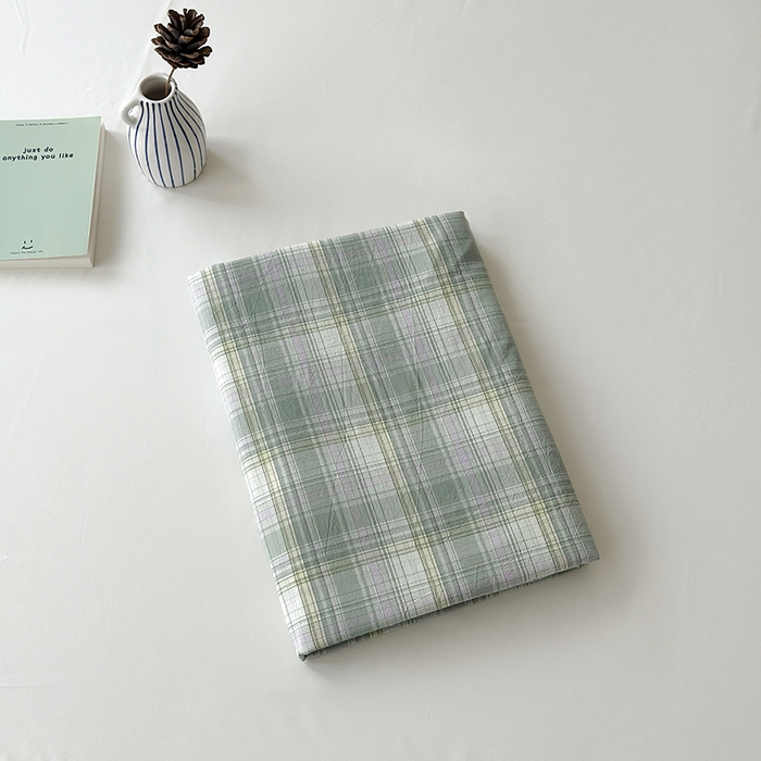 91家纺网 家纺一手货源 找家纺 水洗的故事 2025新款色织水洗棉单枕套 绿野仙踪