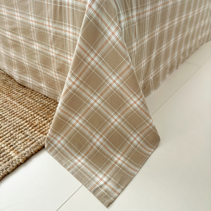 91家纺网 家纺一手货源 找家纺 2025新款水洗棉单床单 柔光格米