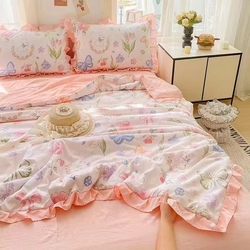 91家纺网 家纺一手货源 找家纺 （总）佳一家纺 2025新款亲肤水洗棉夏被,爱心点点,缤纷兔,春天里,蝶舞,蝴蝶结紫,花恋,花香,快乐熊,倾城之恋,夏日如花,小南瓜,遇见春天