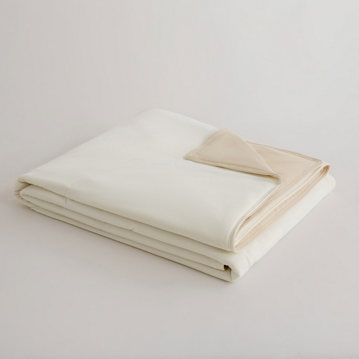 91家纺网 家纺一手货源 找家纺 兜米家居 2025新款亚朵同款夏季深睡被pro1夏凉被可机洗空调被透气被子 月光浅杏