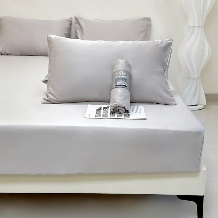 91家纺网 家纺一手货源 找家纺 （总）兜米家居 2025新款床笠A类水洗真丝床笠三件套