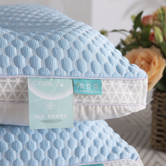 91家纺网 家纺一手货源 找家纺 （总）九州枕芯 2025新款冰丝凉感按摩枕