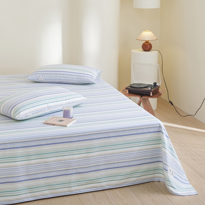 91家纺网 家纺一手货源 找家纺 慕绸家纺（原萌宝老粗布厂家） 2025直播爆款100%全棉加厚非遗老粗布 浮云拿铁