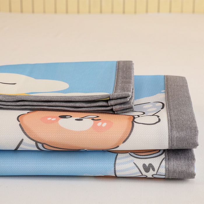 91家纺网 家纺一手货源 找家纺 518家纺 2026新款亲肤舒适A类碳光冰丝抗菌凉席【提供买家秀】席子【提供买家秀】-床笠款 晚安