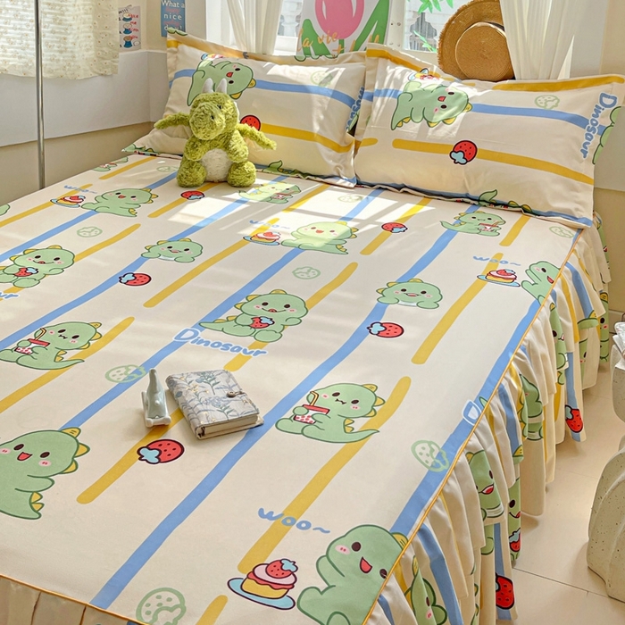 91家纺网 家纺一手货源 找家纺 艾橙 2025新款140克植物羊绒双边单床裙