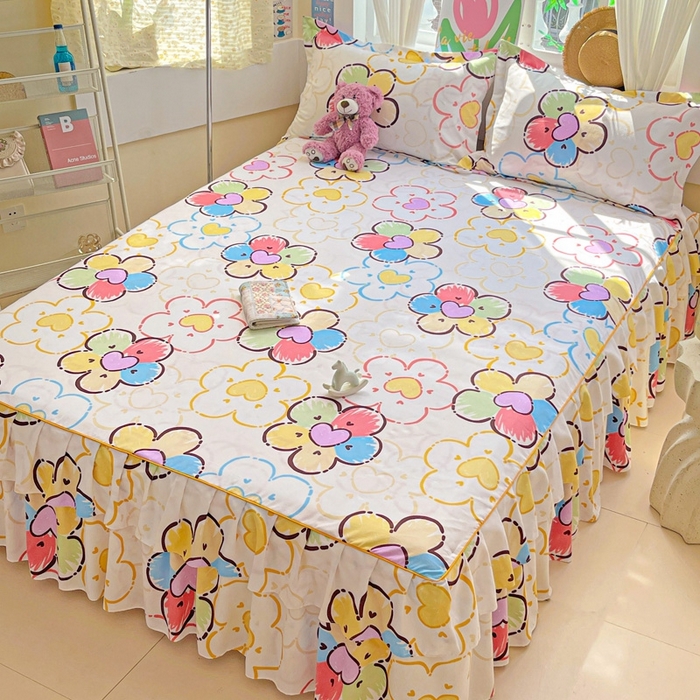 91家纺网 家纺一手货源 找家纺 艾橙 2025新款140克植物羊绒双边单床裙