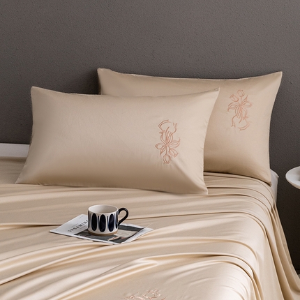 91家纺网 家纺一手货源 找家纺 （总）2025新款50S100支全棉四件套单品系列-单枕套