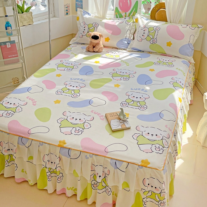 91家纺网 家纺一手货源 找家纺 艾橙 2025新款140克植物羊绒双边单床裙