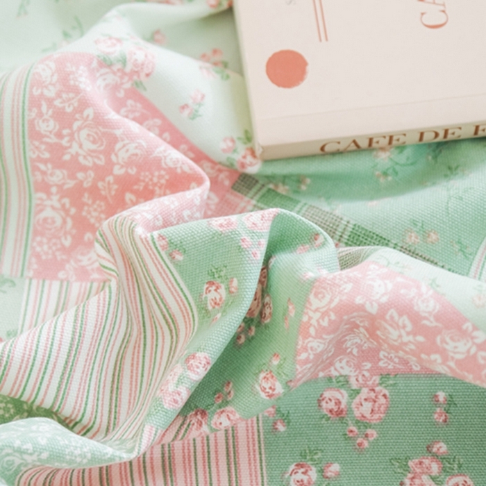 91家纺网 家纺一手货源 找家纺 慕绸家纺（原萌宝老粗布厂家） 2025直播爆款100%全棉加厚非遗老粗布 百家福