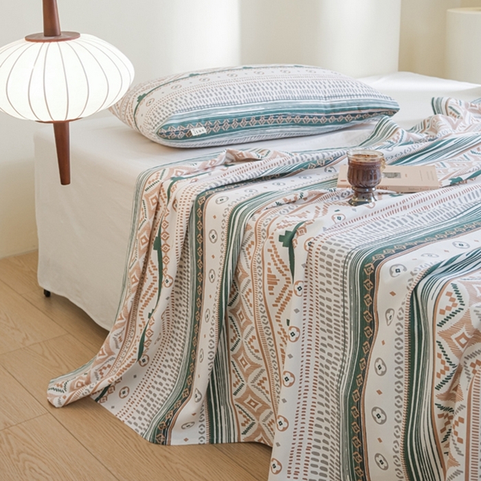 91家纺网 家纺一手货源 找家纺 慕绸家纺（原萌宝老粗布厂家） 2025直播爆款100%全棉加厚非遗老粗布 美拉德