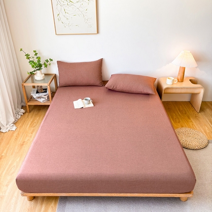 91家纺网 家纺一手货源 找家纺 （总）名优家纺 2025新款全棉色织水洗棉单品系列-单床笠