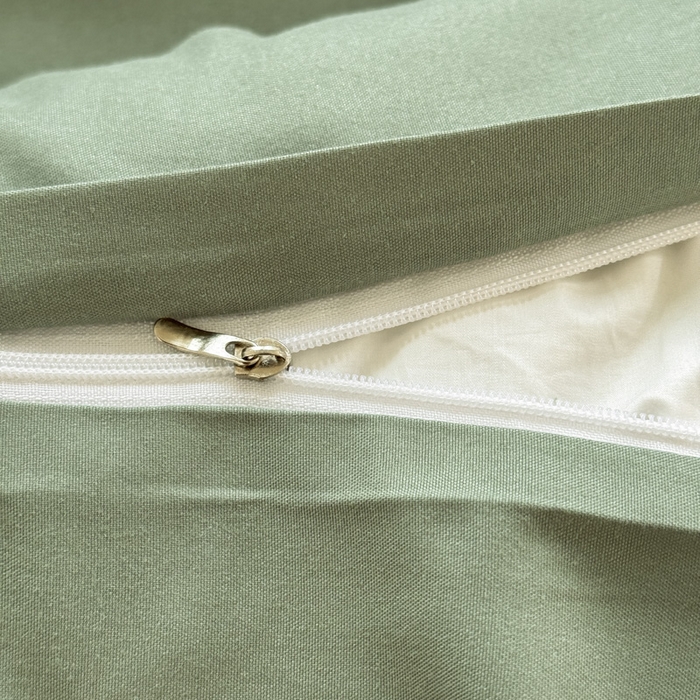 91家纺网 家纺一手货源 找家纺 可可家纺 2025新款ins风纯色磨毛简约水洗棉四件套亲肤床单被套三件套 纯草绿