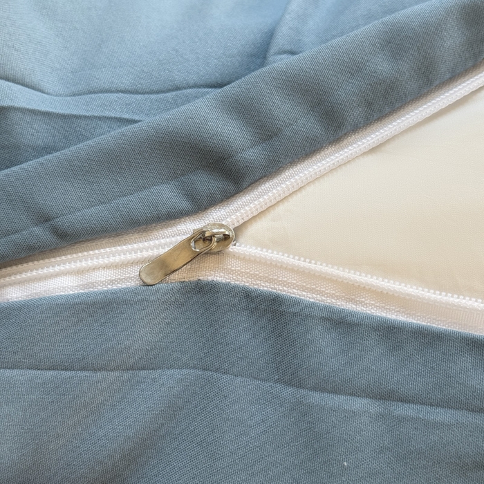 91家纺网 家纺一手货源 找家纺 可可家纺 2025新款ins风纯色磨毛简约水洗棉四件套亲肤床单被套三件套 纯月光蓝