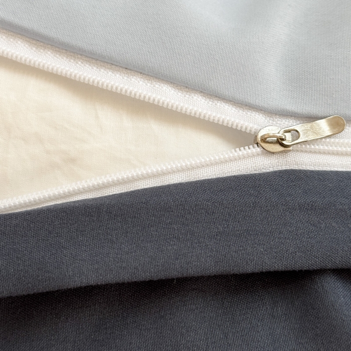 91家纺网 家纺一手货源 找家纺 可可家纺 2025新款ins风纯色磨毛简约水洗棉四件套亲肤床单被套三件套 雾蓝洛克兰