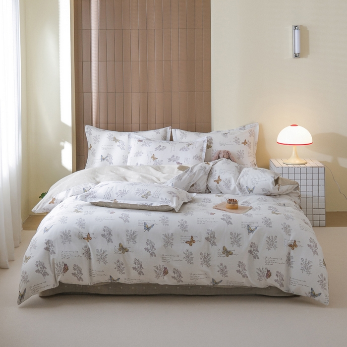 91家纺网 家纺一手货源 找家纺 （总）布可家纺 2025新款水洗棉印花四件套系列