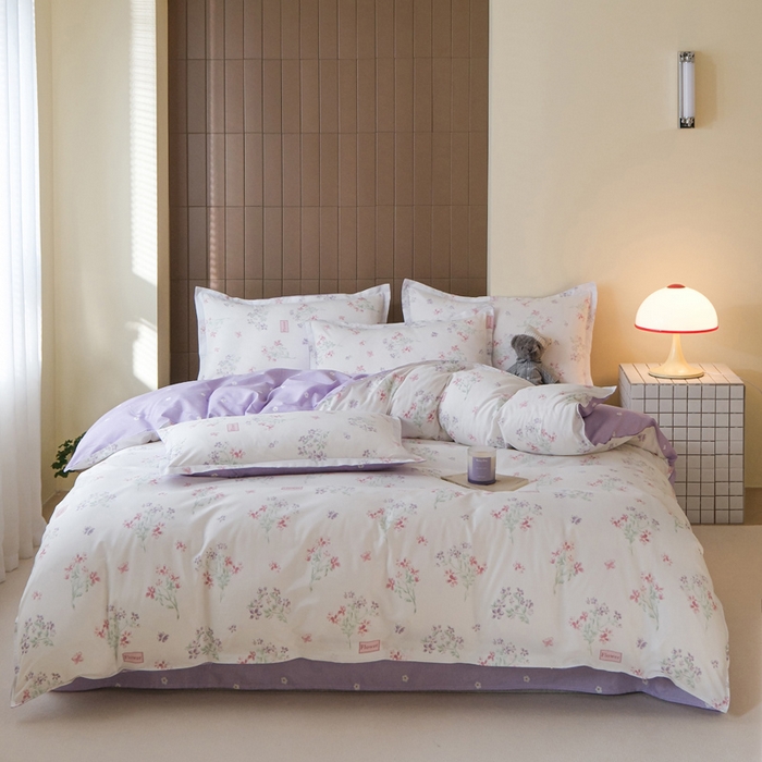 91家纺网 家纺一手货源 找家纺 （总）布可家纺 2025新款水洗棉印花四件套系列