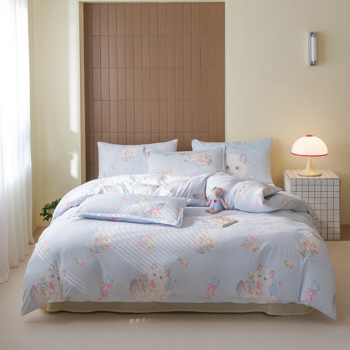 91家纺网 家纺一手货源 找家纺 （总）布可家纺 2025新款水洗棉印花四件套系列