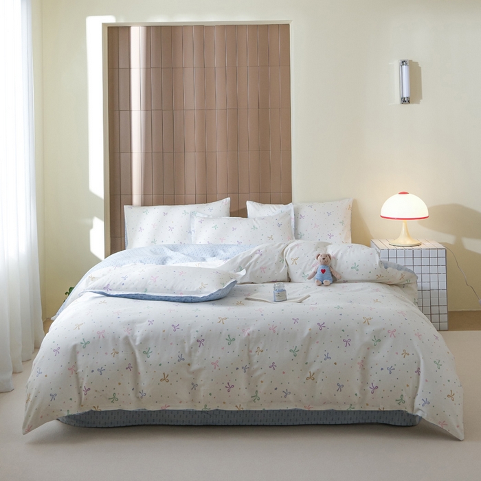 91家纺网 家纺一手货源 找家纺 （总）布可家纺 2025新款水洗棉印花四件套系列