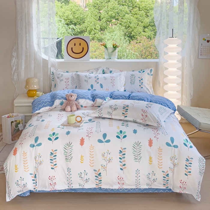 91家纺网 家纺一手货源 找家纺 （总）布可家纺 2025新款水洗棉印花四件套系列