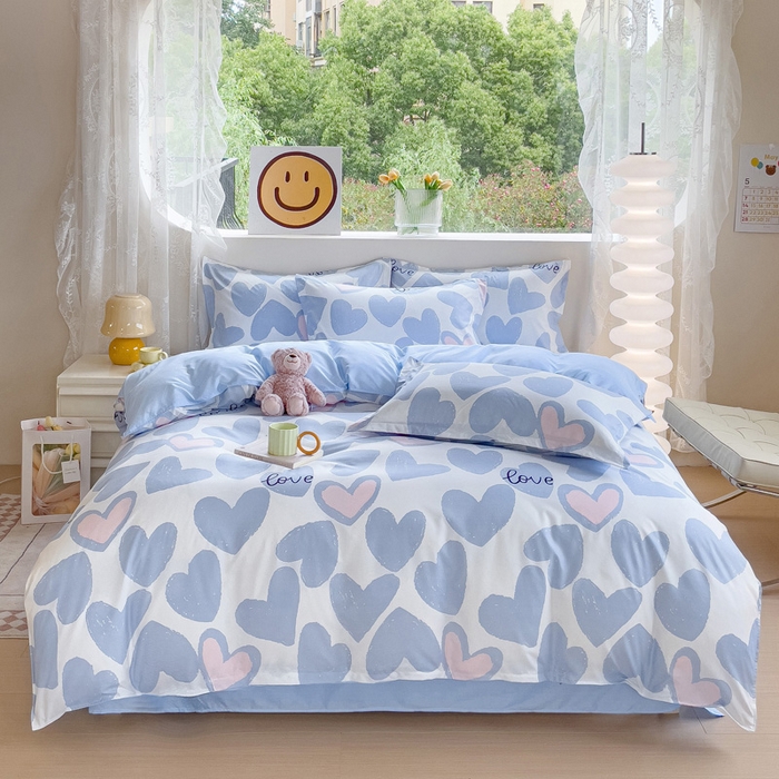 91家纺网 家纺一手货源 找家纺 （总）布可家纺 2025新款水洗棉印花四件套系列