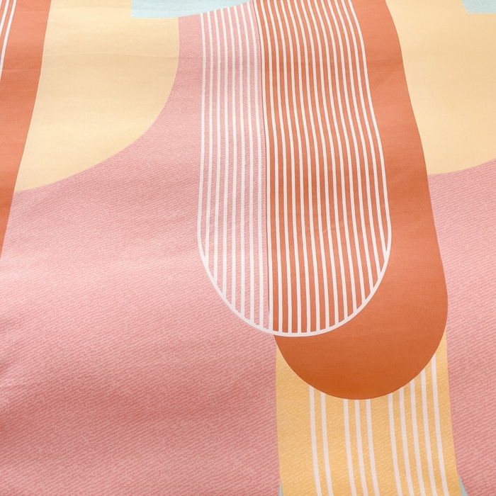 91家纺网 家纺一手货源 找家纺 布可家纺 2025新款水洗棉印花四件套系列 长廊