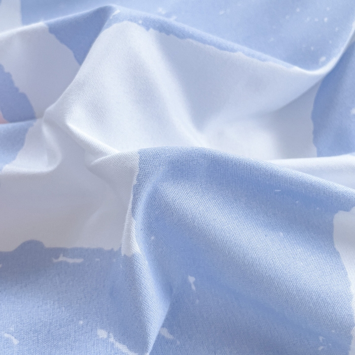 91家纺网 家纺一手货源 找家纺 布可家纺 2025新款水洗棉印花四件套系列 撞色爱心