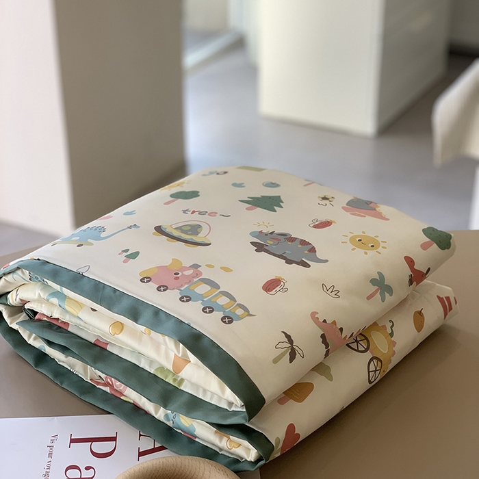 汇庭 2025新款长绒棉夏被系列 恐龙冒险记