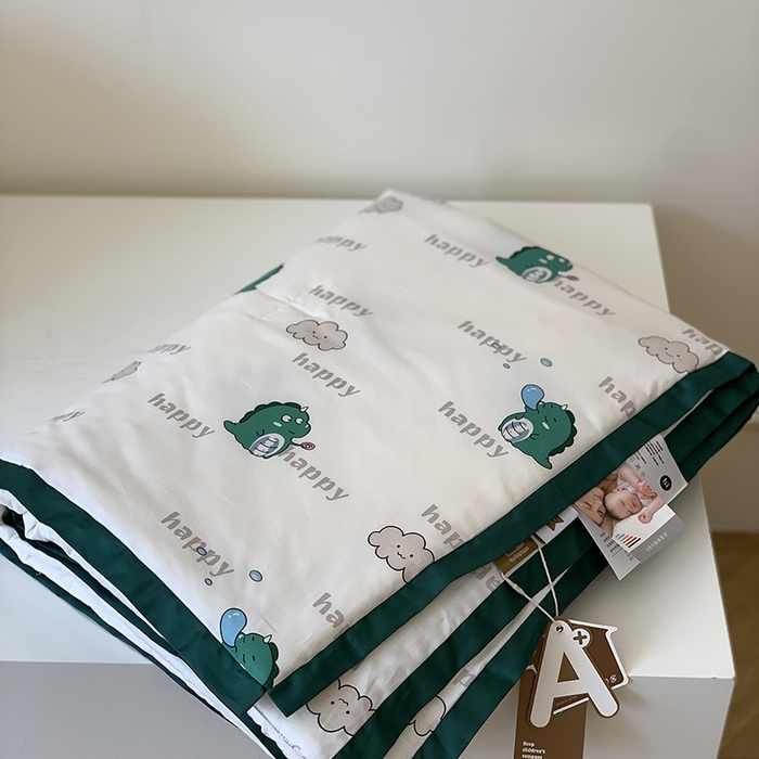 汇庭 2025新款长绒棉夏被系列 恐龙泡泡