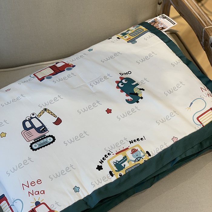 91家纺网 家纺一手货源 找家纺 汇庭 2025新款长绒棉夏被系列 汽车总动员