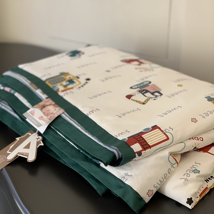 91家纺网 家纺一手货源 找家纺 汇庭 2025新款长绒棉夏被系列 汽车总动员