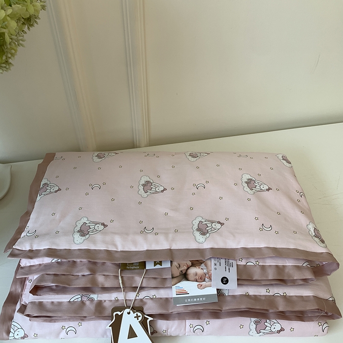 91家纺网 家纺一手货源 找家纺 汇庭 2025新款长绒棉夏被系列 甜心兔