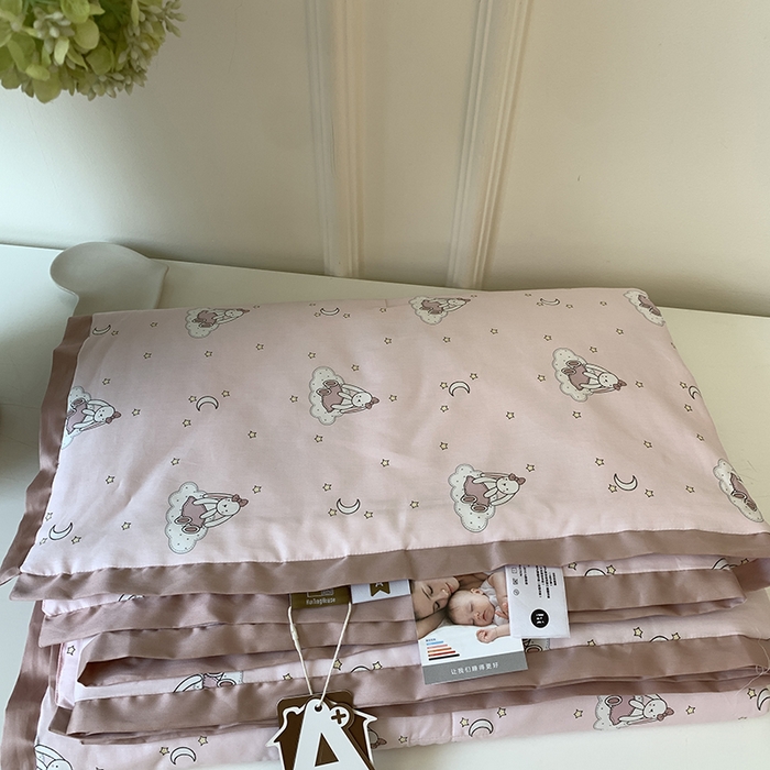 91家纺网 家纺一手货源 找家纺 汇庭 2025新款长绒棉夏被系列 甜心兔