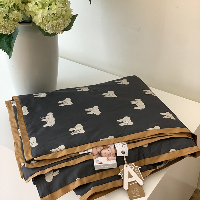 91家纺网 家纺一手货源 找家纺 汇庭 2025新款长绒棉夏被系列 象多多