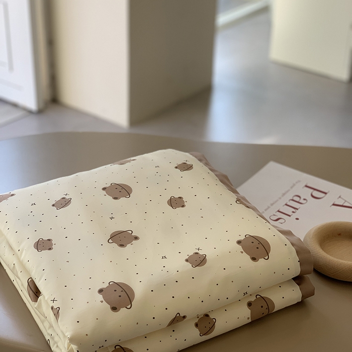 91家纺网 家纺一手货源 找家纺 汇庭 2025新款长绒棉夏被系列 星空小熊