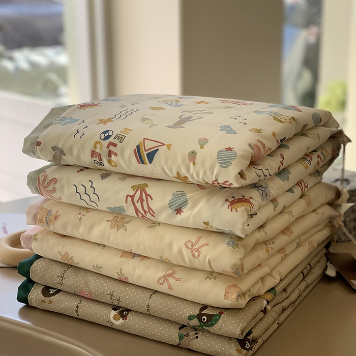 91家纺网 家纺一手货源 找家纺 汇庭 2025新款长绒棉夏被系列 组合图仅供参考