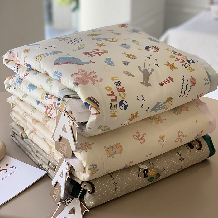 91家纺网 家纺一手货源 找家纺 汇庭 2025新款长绒棉夏被系列 组合图仅供参考