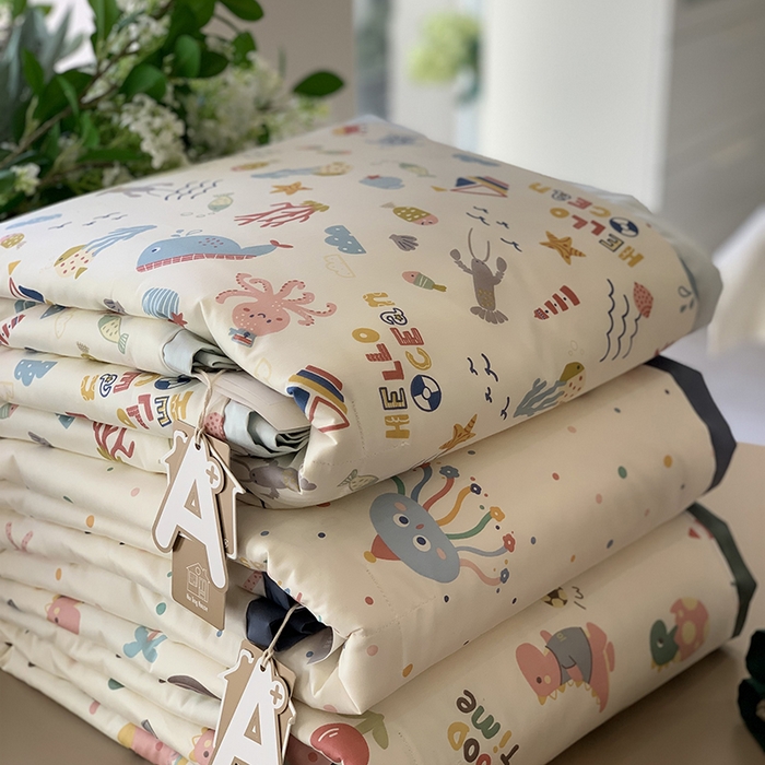 91家纺网 家纺一手货源 找家纺 汇庭 2025新款长绒棉夏被系列 组合图仅供参考