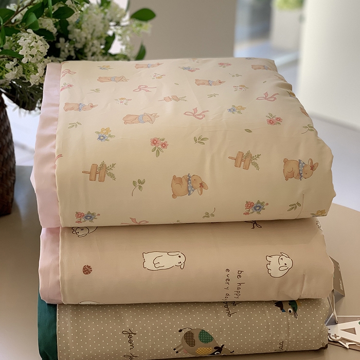 91家纺网 家纺一手货源 找家纺 汇庭 2025新款长绒棉夏被系列 组合图仅供参考